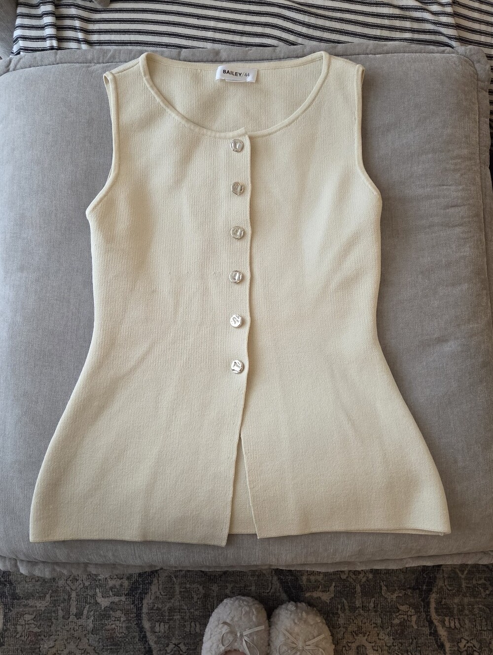 BAILEY/44 Knit Button Vest